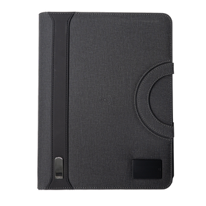 Portafolio con Cargador y Banco de Energía de 8000mAh, Directo de Fábrica, Carga Inalámbrica para Documentos, Teléfono y Tablet, Ideal para Negocios - Product Image 4