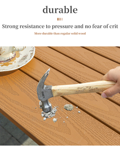 Set di <span class=keywords><strong>Tavolo</strong></span> e <span class=keywords><strong>Sedie</strong></span> da <span class=keywords><strong>Giardino</strong></span> in Teak dal Design Moderno per Esterni - Product Image 3