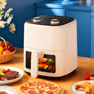 Friggitrice ad Aria Professionale OEM/ODM 5.0L in Acciaio Inox, Design Moderno Quadrato, Senza Olio, Freidoras De Aire KA36005 - Product Image 5