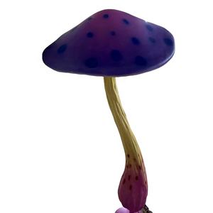 चीन के थोक आउटडोर उद्यान परिदृश्य आभूषण लैंप कृत्रिम राल बड़ी चमकदार रोशनी वाली रात मशरूम की रोशनी - Product Image 5
