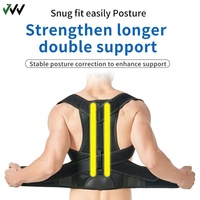 Ceinture d'épaule réglable pour le soutien du dos, correcteur de posture pour hommes et femmes