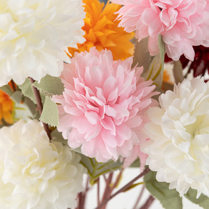 Boules de Ciboulette Simulées à Trois Têtes pour la Décoration de Scène de Mariage, Fleurs en Tissu de Soie pour la Décoration de la Maison - Product Image 6