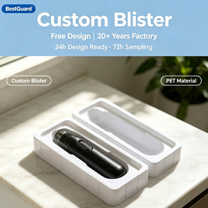 Bandeja blíster personalizada para herramientas <span class=keywords><strong>de</strong></span> <span class=keywords><strong>belleza</strong></span>, embalaje blíster <span class=keywords><strong>de</strong></span> plástico PET PP para recortador <span class=keywords><strong>de</strong></span> vello nasal, afeitadora u otras herramientas <span class=keywords><strong>de</strong></span> plástico - Product Image 1