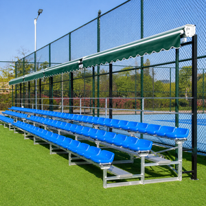 Tribune portable d'usine, 3 rangées, gradins en aluminium, tribune intérieure/extérieure, sièges en métal pour baseball - Product Image 6