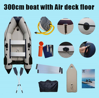 Vente directe d'usine, bateau pneumatique rigide en PVC certifié CE pour la pêche, le surf et autres activités de plein air