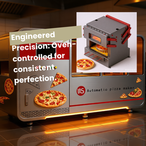 Machine à pizza semi-automatique, robot à pizza, machines à pizzas, boîte à pizza, planche à pizza, four à pizza d'intérieur - Product Image 6