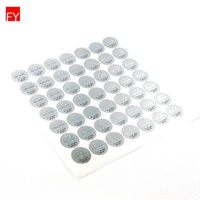 Étiquette de sécurité transparente anti-effraction holographique 3D A3 personnalisée, autocollante, en PVC, pour ordinateur, caméra, écouteurs