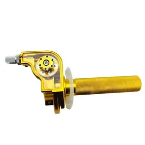 Acelerador de giro rápido de aluminio plateado mecanizado por CNC para sistemas de motocicleta - Product Image 4