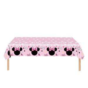 Ensemble de <span class=keywords><strong>vaisselle</strong></span> sur le thème de <span class=keywords><strong>Minnie</strong></span> <span class=keywords><strong>Mouse</strong></span>, 60-80 pièces, décorations d'anniversaire pour les filles et les fêtes d'enfants - Product Image 5
