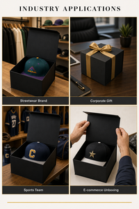 Cantidad Mínima de Pedido, Cajas de Regalo Personalizadas con Impresión Digital, para Gorras de Béisbol y Sombreros, con Logotipo de Marca - Product Image 3