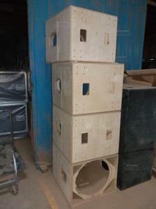 Professional Single <strong>18</strong>'' Flying Subwoofer <strong>Cabinet</strong> All Kind of <strong>Empty</strong> <strong>Speaker</strong> Box Manufacturer <strong>Speaker</strong> Box Support Customiztion - Product Image 5