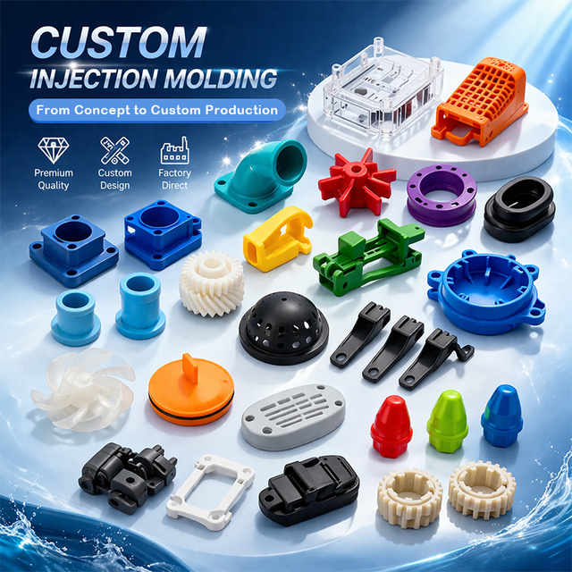 Custom ABS PC PP PVC PE Injection Molding Making Parts Plastic Mold Design Plastic Injection Molding Manufacturer