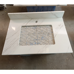 ODM/OEM TMZ Polished White Quartz 5028 Modern Design Palissandra Slab Hotel Bathroom Vanity Top Big <b>Artificial</b> <b>Stone</b> Slab - Product Image 1