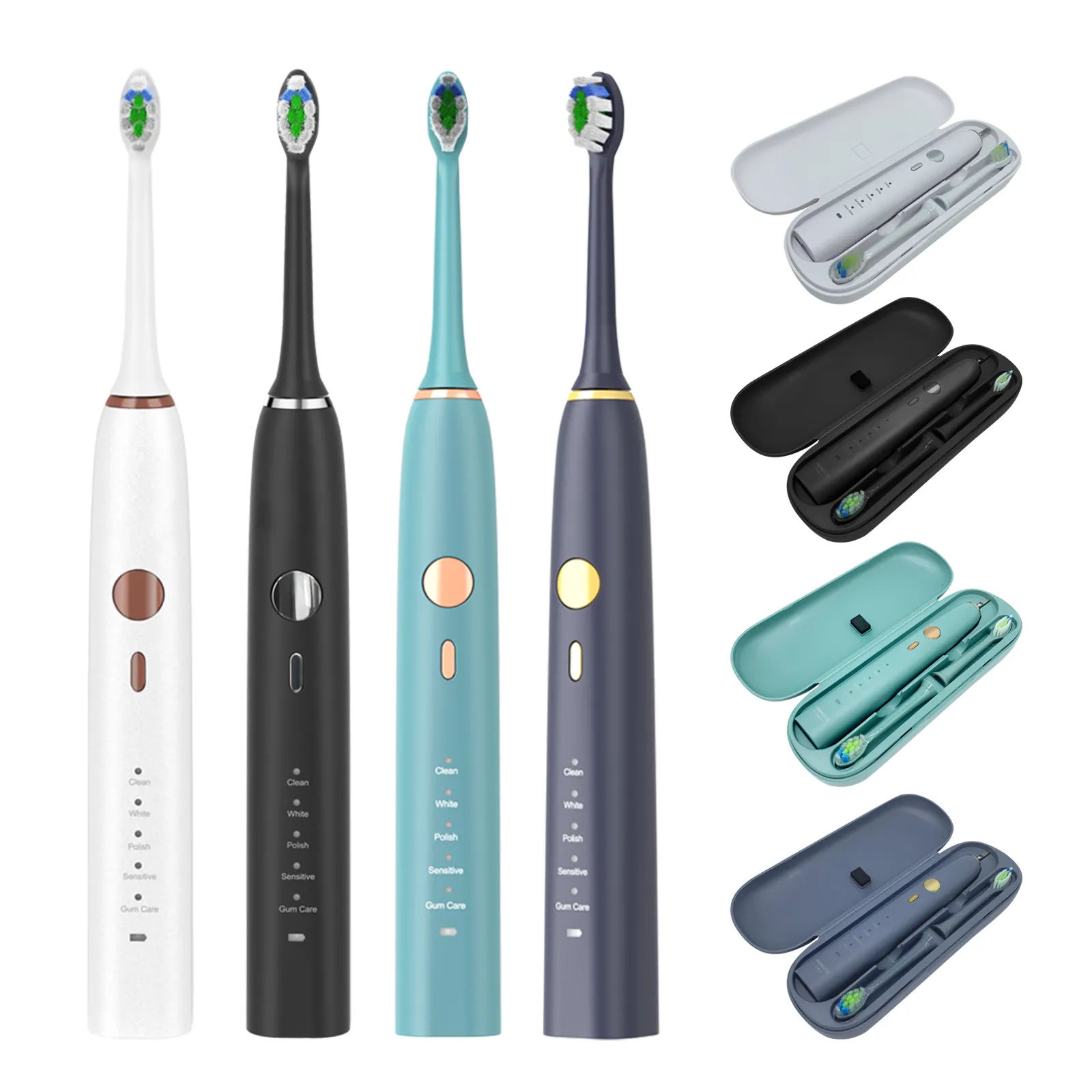 Yetişkin seyahat ev kullanılan profesyonel ucuz fiyat toplu elektrikli diş fırçası yumuşak fırçalar ile diş temiz Sonic elektrikli diş fırçası