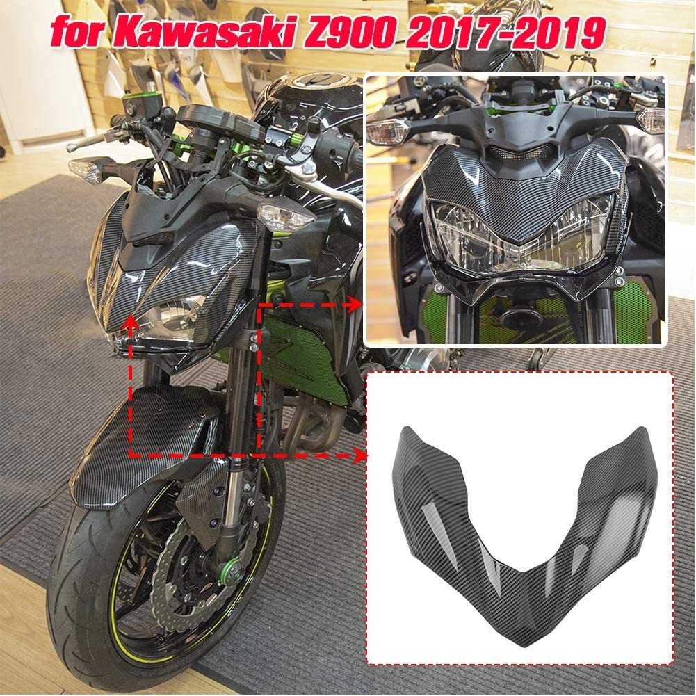 Bec De Nez Aérodynamique Avant Vert Pour Kawasaki Z900 2020-2024 - Carénage Phare Inférieur Sport