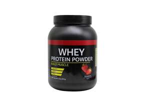 Poudre de Protéine de Lactosérum Instantanée en Gros Marque Privée 2 Lbs Saveur Fraise Soutien Musculaire Service Personnalisé OEM ODM - Product Image 3