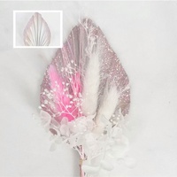 Ventes Flash : Décoration de gâteau en feuilles de palmier artificielles style bohème, fleurs séchées pour gâteau