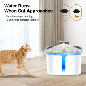 OKKPETS Pet fontana automatica gatto fontana acqua cane distributore di acqua con filtri di ricambio per gatti, cani, più animali domestici - Product Image 2