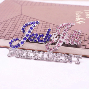 Narin Hollow mektup tasarım hediyeler JJOA yaka <span class=keywords><strong>Pin</strong></span> mavi ve pembe Rhinestone kakma Jack ve Jill Associate broş <span class=keywords><strong>Pin</strong></span> - Product Image 3