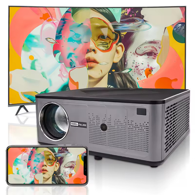 Full HD 1080P Smart TV Beamer Auto Focus Popular Projector Android12 WiFi6 Portable Home Theater 4K Mini Projectors