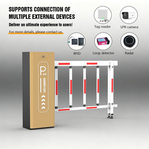 Barriera Automatica ad Alta Velocità HCW con Braccio a Sbarra in Acciaio Zincato Verniciato a Polvere Laminato a Freddo di Grado Ingegneristico Riflettente per il Traffico Stradale - Product Image 5