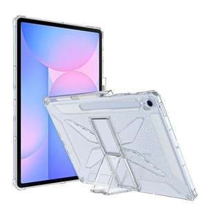 Funda para tableta Samsung Tab S8 Ultra/S9 Ultra/S10 Ultra con soporte, ranura para lápiz, anticaídas, transparente. - Product Image 1