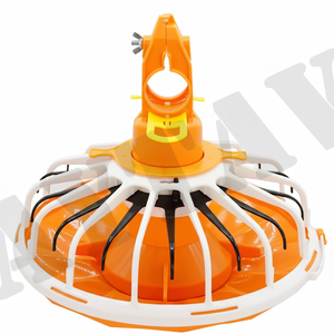 Comedero Automático de Acero para Pollos, Nuevo, para Uso Doméstico y en Granjas, Sistema de Alimentación de 36 cm de Diámetro, 1 Año de Garantía, Probado por AYTAV - Product Image 2