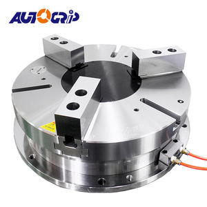 Mandrin hydraulique stationnaire à 3 mâchoires pneumatiques en acier - Product Image 1