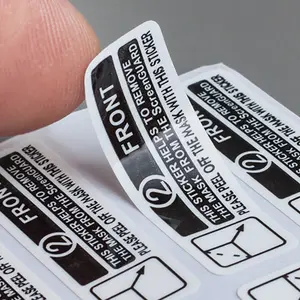 Lapisan pelindung layar tempered ponsel mudah robek perekat tinggi robekan tangan untuk label panduan film label label label perekat interval