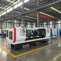 Tour CNC automatique double embout haute efficacité pour pièces automobiles, quincaillerie, raccords et usinage sur mesure d'arbres
