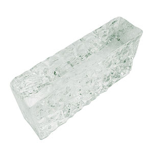 Ladrillos de Vidrio Cristalino Pulido al por Mayor con Diseño de Burbujas Decorativas para Construcción, Cocina, Salón, Uso Médico y Entradas - Product Image 1