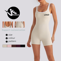 Fournisseur Vérifié Combinaison de sport à bretelles au dos pour le yoga et la gym, style camisole sexy, style occidental