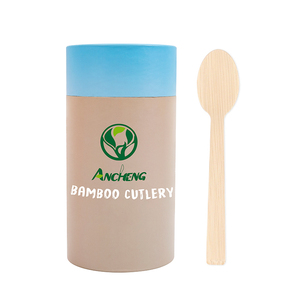 أدوات مائدة صديقة للبيئة من الخيزران قابلة للتحلل الحيوي تشمل ملعقة وشوكة وسكين، رائجة البيع لعام <span class=keywords><strong>2026</strong></span> - Product Image 4