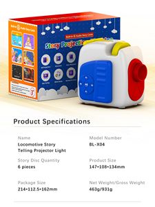 <span class=keywords><strong>Proyector</strong></span> de Cuentos <span class=keywords><strong>con</strong></span> Historias de Cuentos de Hadas y Serie de Dinosaurios, <span class=keywords><strong>Proyector</strong></span> de Historias <span class=keywords><strong>con</strong></span> Ruido Blanco, Perfecto para Niños - Product Image 4