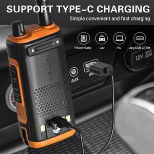 Radio portable Baofeng UV17Pro double bande FM avec écran LCD, batterie rechargeable, utilisation en extérieur - Product Image 2