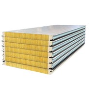 Panneaux de toiture en polyuréthane scellés aux extrémités, épaisseur 5-20 cm, panneaux sandwich isolants en laine de roche scellés aux extrémités en polyuréthane