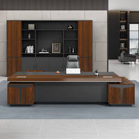 Bureau de direction moderne et minimaliste, personnalisable, de luxe, bureau de direction haut de gamme, personnalisation en gros