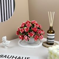 Kunststof kunstbloemen, nep bonsai in pot, INS-stijl design, decoratie voor binnen en buiten, foto props, slaapkamer, woonkamer, kantoor