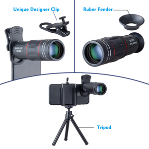 APEXEL Nouvel objectif téléobjectif pour smartphones intelligents, objectif zoom pour téléphone, objectif zoom 18X pour téléphone portable iPhone Huawei Android Smartphones - Product Image 2