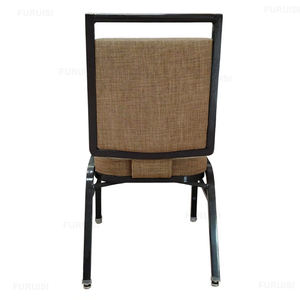 Sillas de banquete de hotel de nuevo diseño, sillas de reunión de hotel de aluminio o acero con respaldo Rockable - Product Image 4