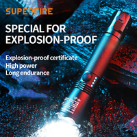 Portable 3W EP05 lampe de poche en alliage d'aluminium multifonctionnelle forte lumière d'urgence antidéflagrante pour l'entretien sur le terrain de l'ingénieur