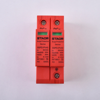 Protector Contra Sobretensiones Solar Fotovoltaico DC SPD 500V 600V 800V 1000V T2, Dispositivo de Protección Contra Sobretensiones 2P 3P 20KA 40KA, Protección Contra Rayos