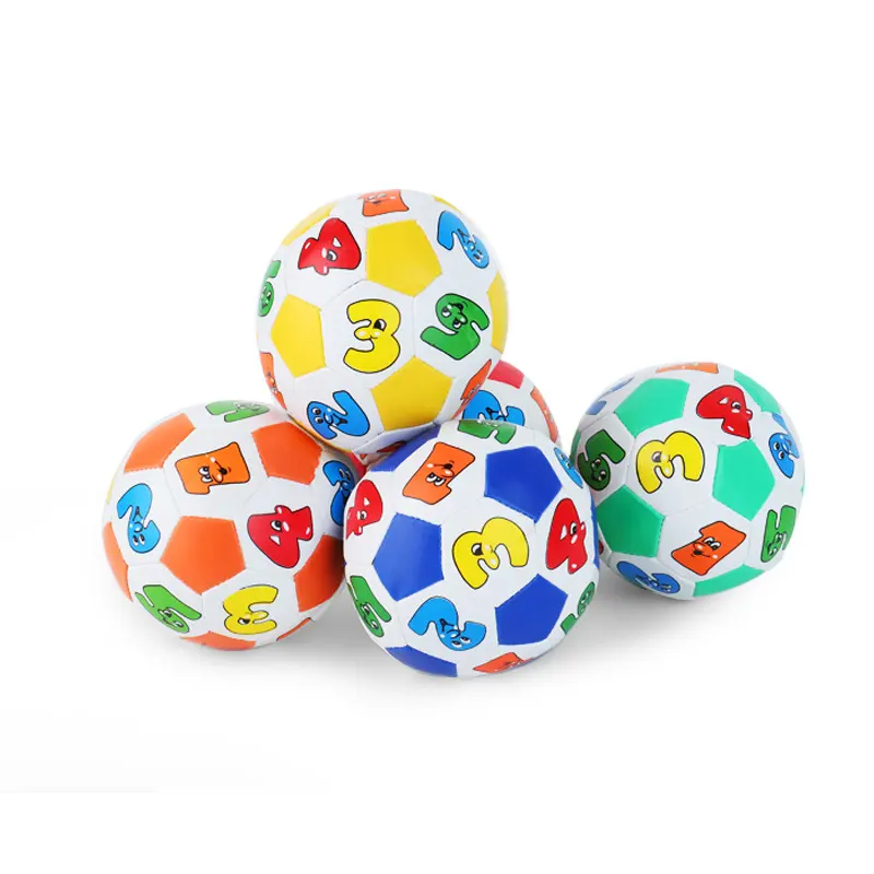 Atacado crianças puzzle recheio algodão ball set PVC bebê brinquedo bolas cheias soft sports ball