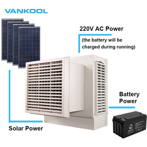 100% Solar Powered air Conditioner with High Efficiency Window air Cooler Type Plastic Roof Mounted Evaporative air Cooler - Product Image 4