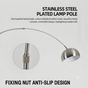 Modern Nordic <b>LED</b> <b>Corner</b> Standing Floor Lamp with Designer Fishing Iron Body Alone <b>Lighting</b> - Product Image 2