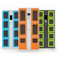 Casillero de Venta Inteligente Linqu, Autoservicio sin Personal, Código QR, Tarjeta RFID, Cerradura Electrónica, Acero Resistente a la Oxidación, Personalizable OEM/ODM