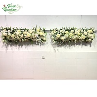 Eustoma Mawar Fern Kayu Putih Bunga Dinding Dekorasi Pernikahan Hotel Restoran Perusahaan Salon Kecantikan Toko Pengantin
