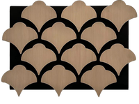 Panneau acoustique insonorisant de forme spéciale, sur mesure, en bois perforé, pour bureau, studio, mur et plafond