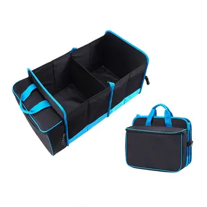 Folding Storage Box For Travel Car Nylon Cloth Bag With Large Capacity Small Volume Aluminum Foil Material Insulation Design Bag