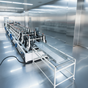 Machine de fabrication de chemins de câbles, machine de production de chemins de câbles, machine de formage à froid pour chemins de câbles - Product Image 1